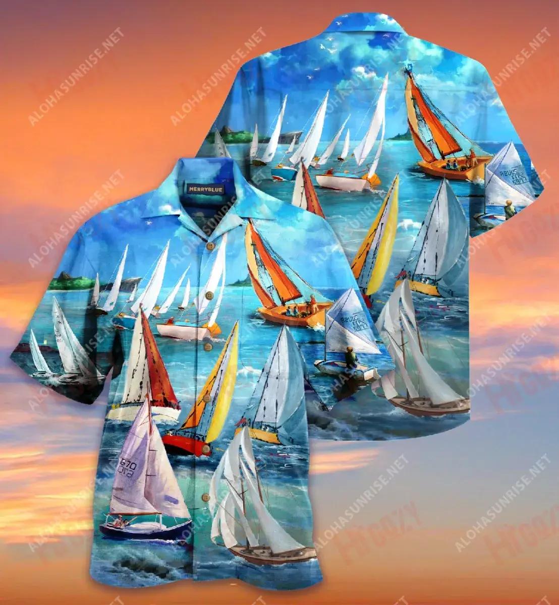 Raise The Sails To Catch The Wind Unisex Short Sleeve Shirt Ocean Hawaiian T Shirts Best Hawaiian Shirts Hawaiian Shirt Pattern, Hawaiian Shirt Gift, Christmas Gift