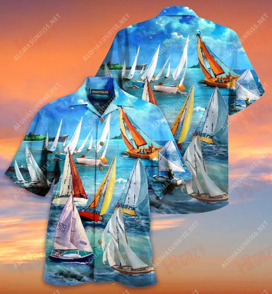 Raise The Sails To Catch The Wind Unisex Short Sleeve Shirt Ocean Hawaiian T Shirts Best Hawaiian Shirts Hawaiian Shirt Pattern, Hawaiian Shirt Gift, Christmas Gift