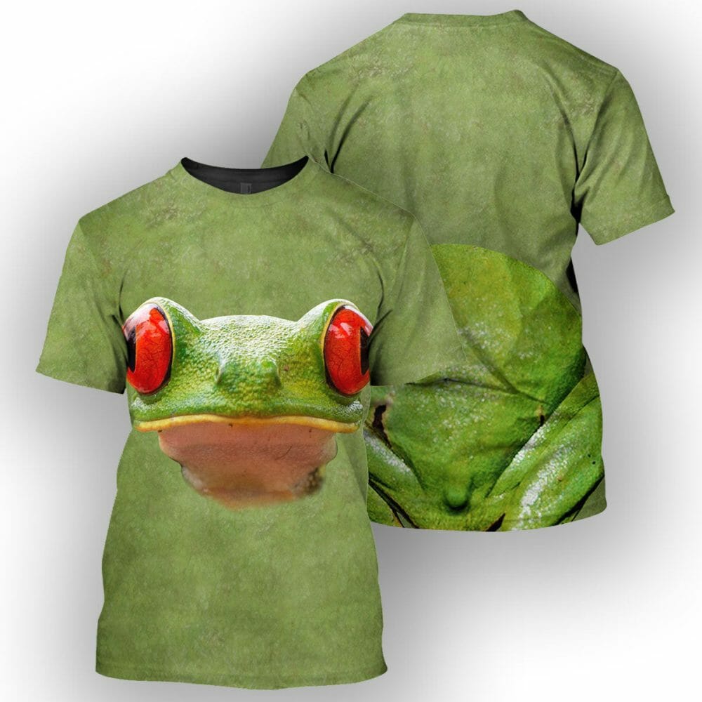 Frog - 3D All Over Printed Shirt Tshirt Hoodie Apparel