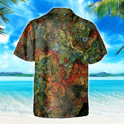 Excellent Design Hawaiian Shirt And Into The Forest I Go Camping, Hawaiian Shirt Gift, Christmas Gift
