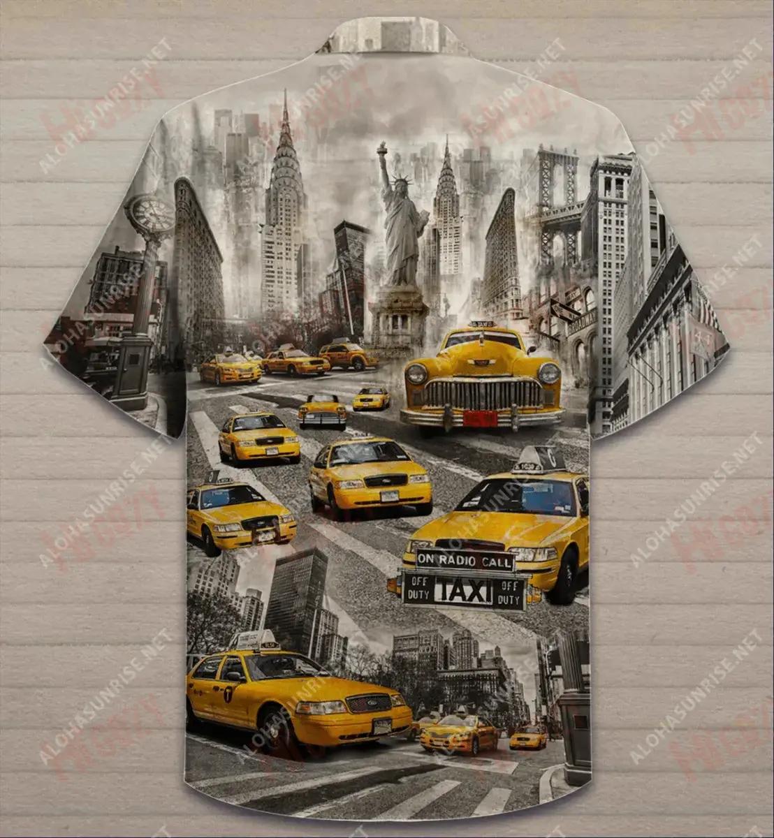 Anywhere Anytime Anyplace Taxicab Short Short Sleeve Shirt Summer Hawaiian T Shirts Tactical Hawaiian Shirt Hawaiian Shirts For Men, Hawaiian Shirt Gift, Christmas Gift