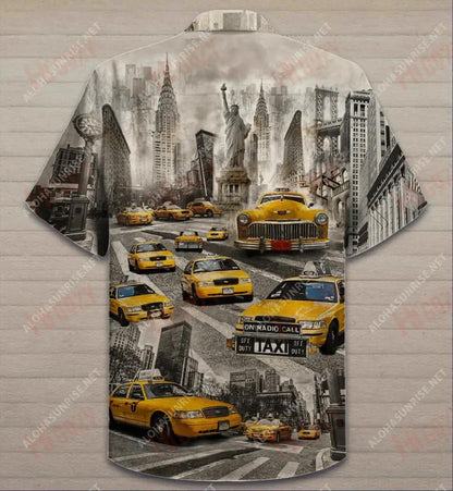 Anywhere Anytime Anyplace Taxicab Short Short Sleeve Shirt Summer Hawaiian T Shirts Tactical Hawaiian Shirt Hawaiian Shirts For Men, Hawaiian Shirt Gift, Christmas Gift