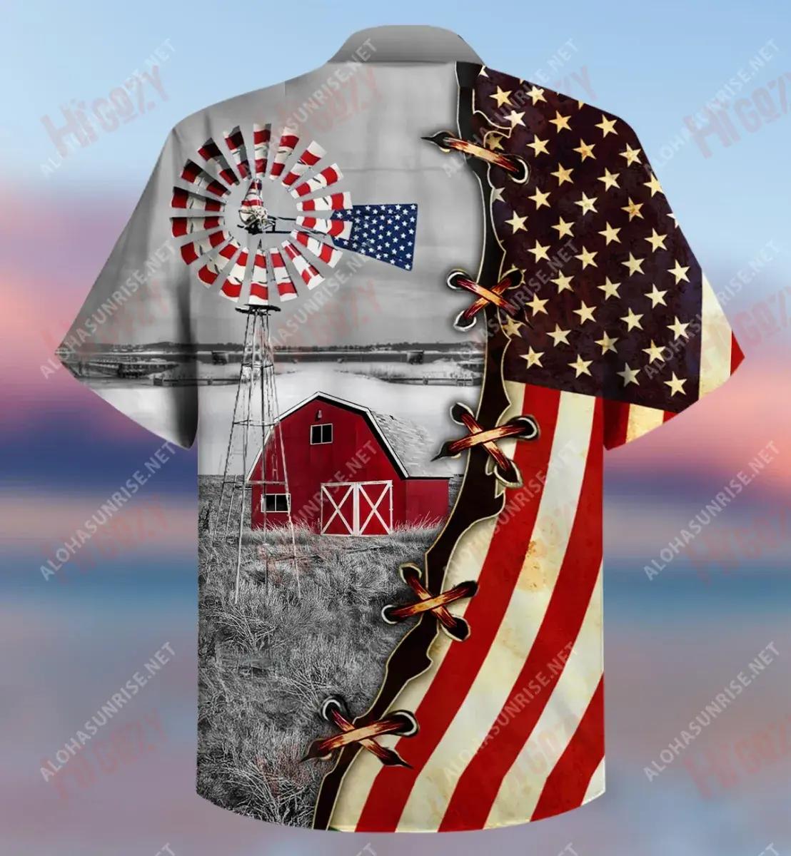 Farming Is A Way Of Life Patriotism Short Sleeve Shirt Summer Hawaiian T Shirts Hawaiian Crazy Shirts Hawaiian Shirt Pattern, Hawaiian Shirt Gift, Christmas Gift