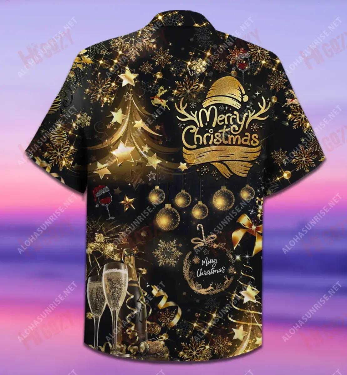 bMerry Christmas Bling Bling Short Hawaiian Shirt Ocean Aloha Shirt Custom Hawaiian Shirts Hawaiian Shirt Pattern, Hawaiian Shirt Gift, Christmas Gift
