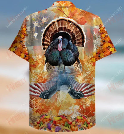 Happy Thanksgiving Short Short Sleeve Shirt Hobbies Hawaiian T Shirts Hawaiian Crazy Shirts Funny Hawaiian Shirts, Hawaiian Shirt Gift, Christmas Gift