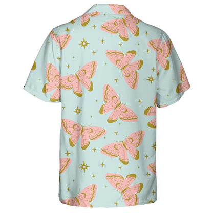 Theme Star And Butterfly In Magic Vintage Style Hawaiian Shirt, Hawaiian Shirt Gift, Christmas Gift
