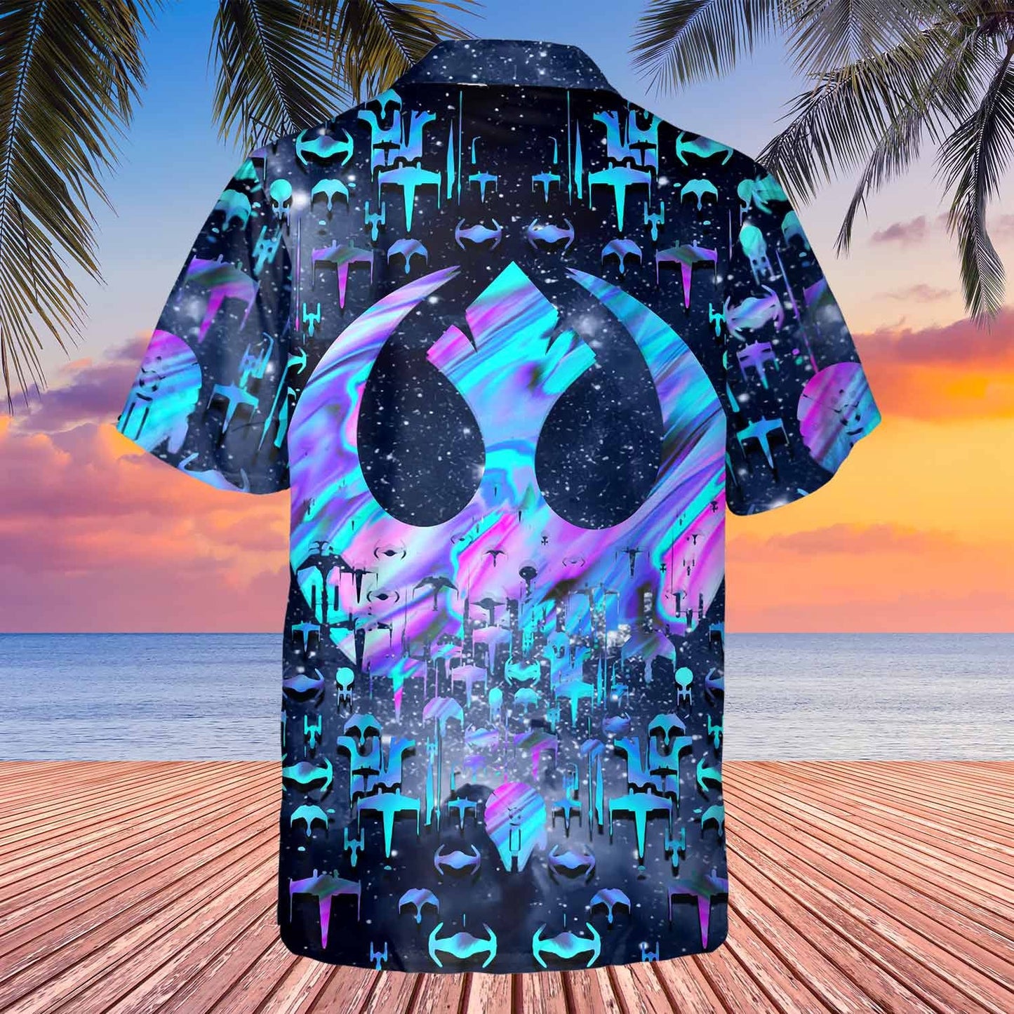 Love Darkness Awesome Background Design Hawaiian Shirt, Hawaiian For Gift