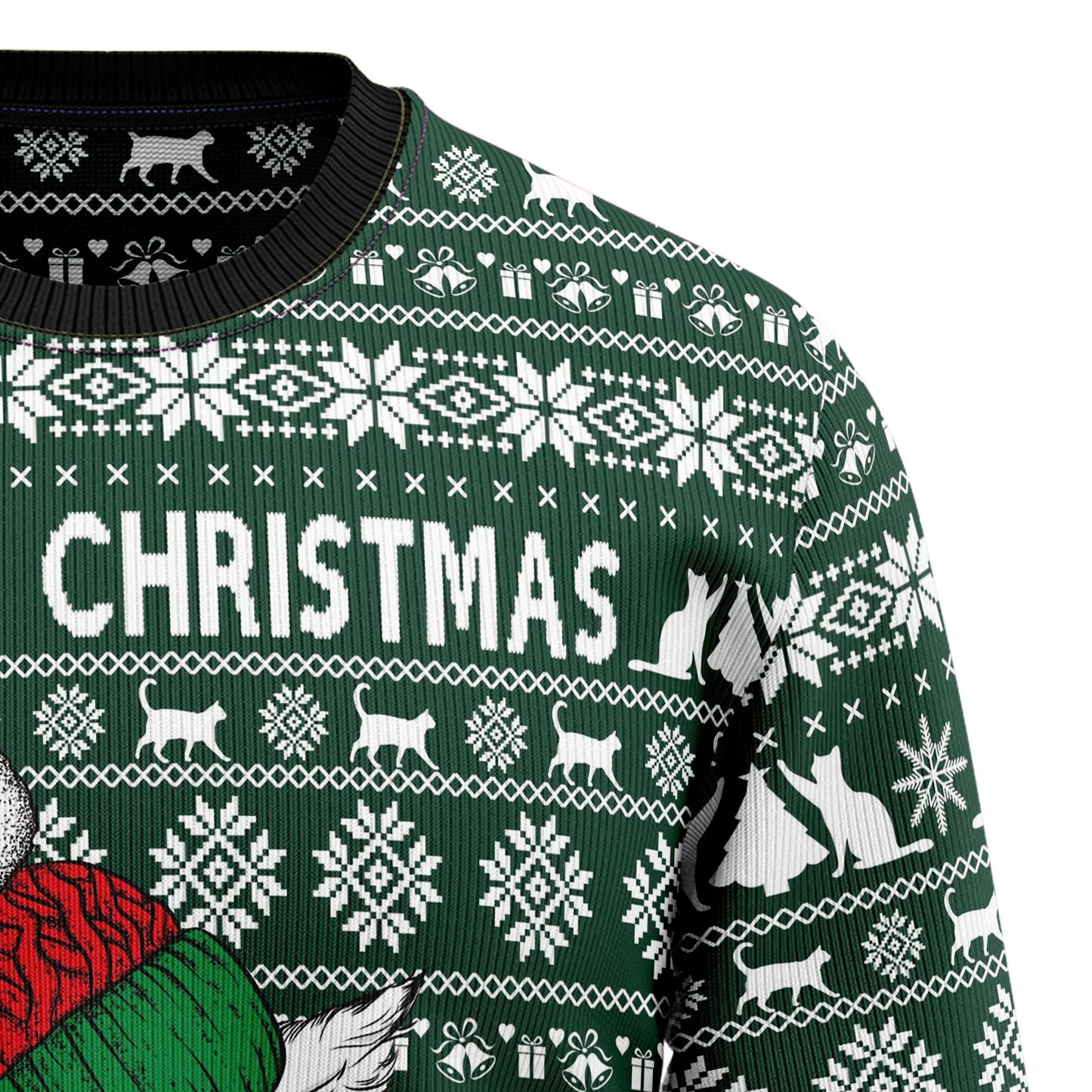 Meowy Christmas Ugly Christmas Sweater,Christmas Ugly Sweater,Christmas Gift,Gift Christmas 2024