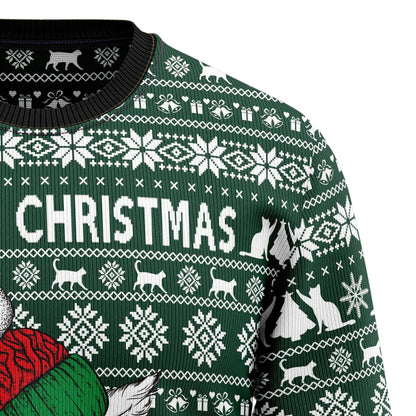 Meowy Christmas Ugly Christmas Sweater,Christmas Ugly Sweater,Christmas Gift,Gift Christmas 2024