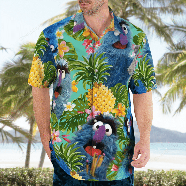 Herry Monster Hawaiian Shirt, Hawaiian Shirt Gift, Christmas Gift