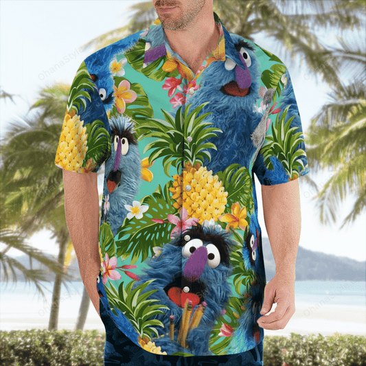 Herry Monster Hawaiian Shirt, Hawaiian Shirt Gift, Christmas Gift