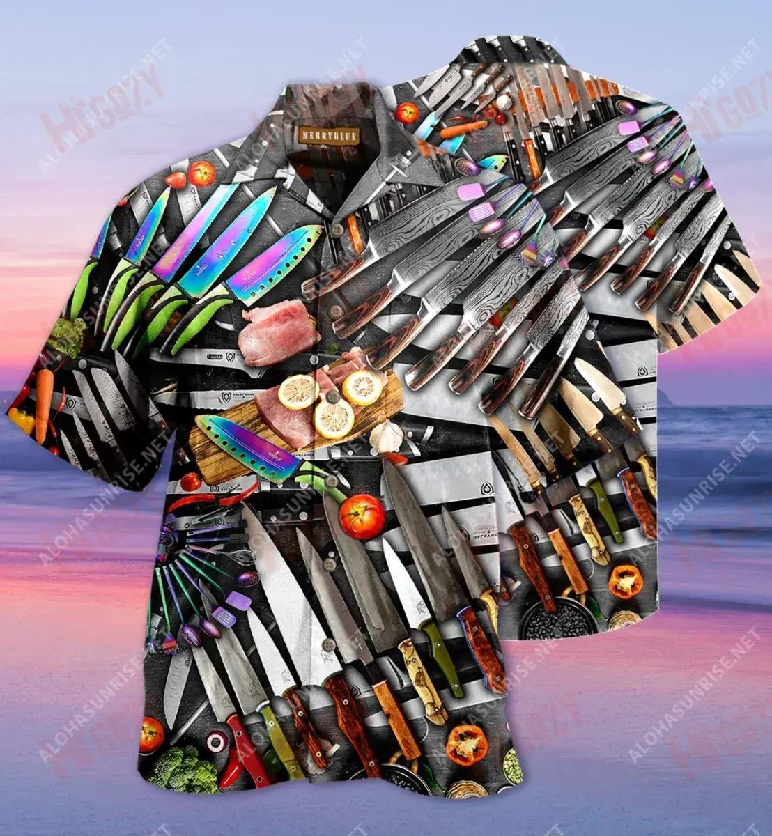 The Chef Is Always Right Unisex Hawaiian Shirt Hobbies Short Sleeve Tactical Hawaiian Shirt Hawaiian Shirts For Men, Hawaiian Shirt Gift, Christmas Gift