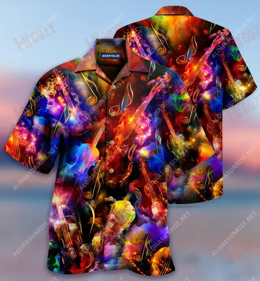 Love Is Like Violin, The Strings Remain Forever Unisex Hawaiian Shirt Ocean Short Sleeve Tactical Hawaiian Shirt Hawaiian Shirts For Women, Hawaiian Shirt Gift, Christmas Gift