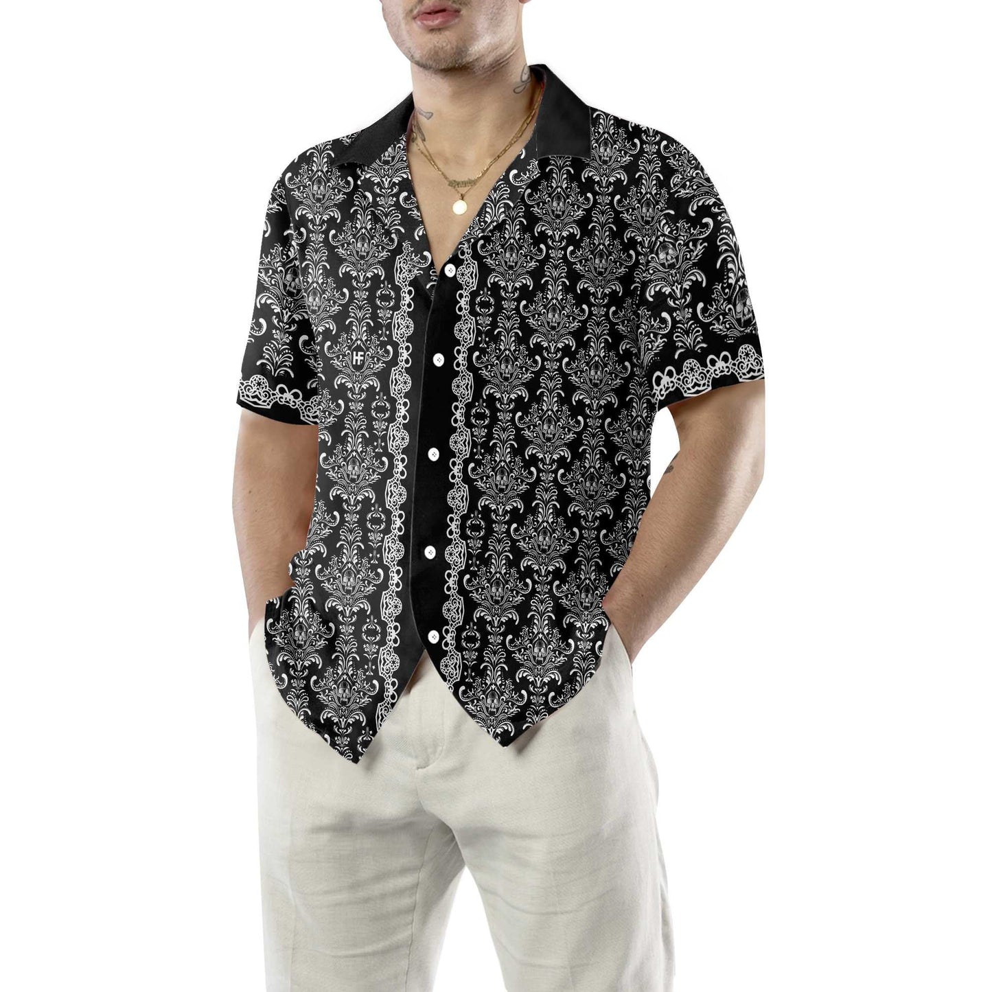 Classic Design Hawaiian Shirt Colorful Monkey With Gothic, Hawaiian For Gift