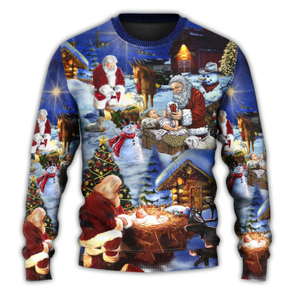 Christmas Jesus Is The Best Gift Ever Ugly Christmas Sweater, Christmas Ugly Sweater, Christmas Gift, Gift Christmas 2024