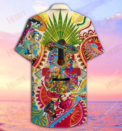 I Love Hispanic Culture Unisex Short Sleeve Shirt Ocean Hawaiian T Shirts Hawaiian Crazy Shirts Hawaiian Shirts For Men, Hawaiian Shirt Gift, Christmas Gift