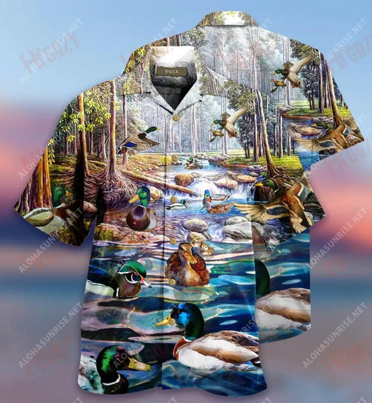 Life Is Better With A Duck Hawaiian Shirt Summer Short Sleeve Best Hawaiian Shirts Hawaiian Shirts For Men, Hawaiian Shirt Gift, Christmas Gift