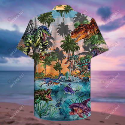 Always Be Dinosaur Unisex Hawaiian Shirt, Hawaiian Shirt Gift, Christmas Gift