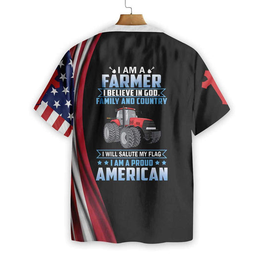 I Am A Farmer Artistic Background Design Hawaiian Shirt, Hawaiian Shirt Gift, Christmas Gift