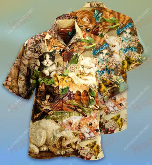 Home Is Where The Moew Is Unisex Short Sleeve Shirt Vacation Hawaiian T Shirts Tactical Hawaiian Shirt Hawaiian Shirt Pattern, Hawaiian Shirt Gift, Christmas Gift