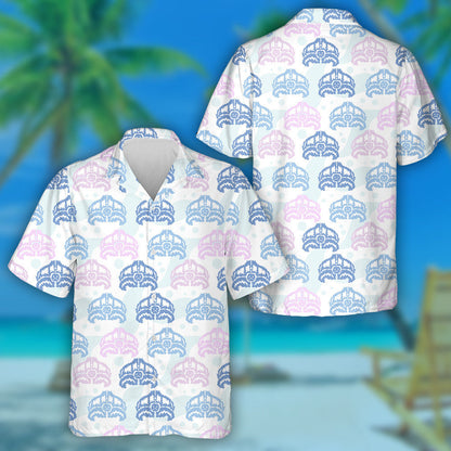 Hand Drawn Colorful Doodle Turtle Marine Hawaiian Shirt, Hawaiian Shirt Gift, Christmas Gift