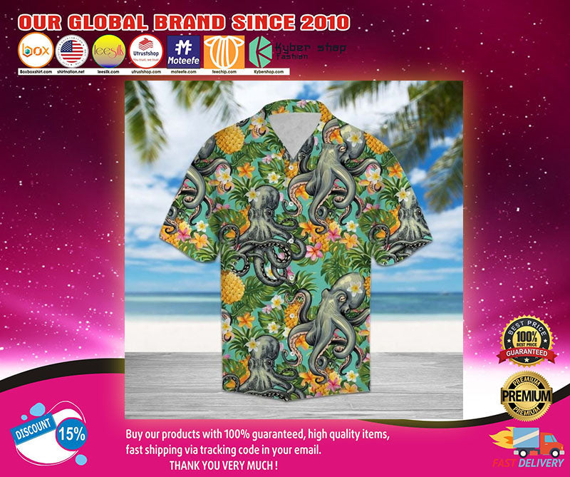 Octopus Hawaiian Shirt, Hawaiian Shirt Gift, Christmas Gift