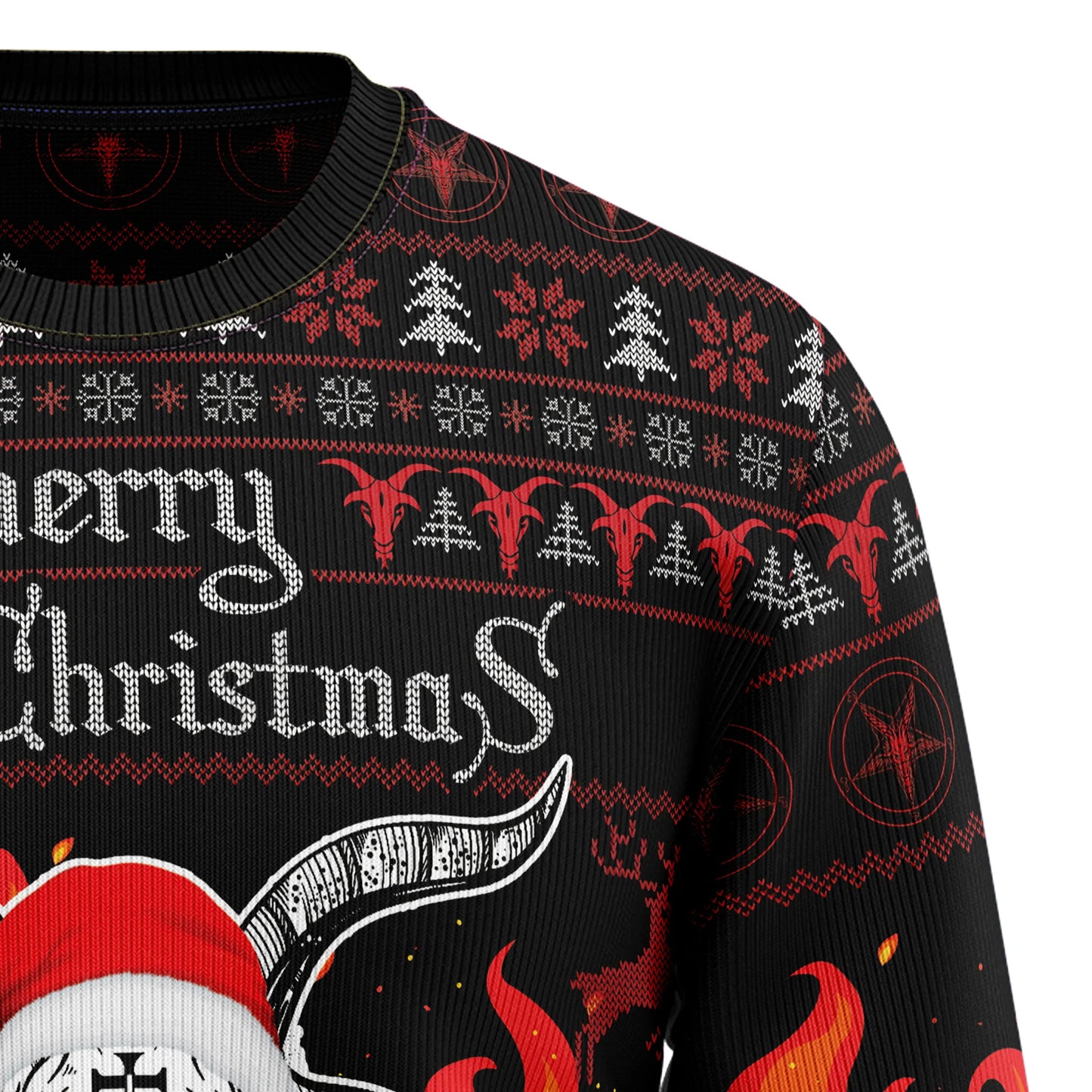 Satan Claus Merry Christmas Hail Satanic Ugly Christmas Sweater, Christmas Gift,Gift Christmas 2024