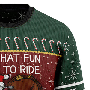 Santa Cycling Ugly Christmas Sweater, Christmas Gift,Gift Christmas 2024