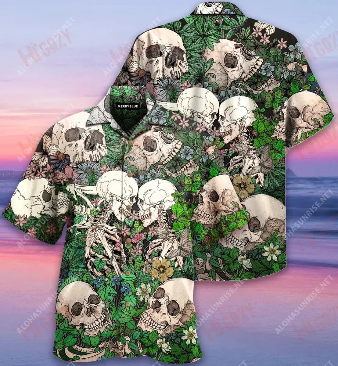 Follow Simple Rule Skull Unisex Short Sleeve Shirt Vacation Hawaiian T Shirts Tactical Hawaiian Shirt Funny Hawaiian Shirts, Hawaiian Shirt Gift, Christmas Gift
