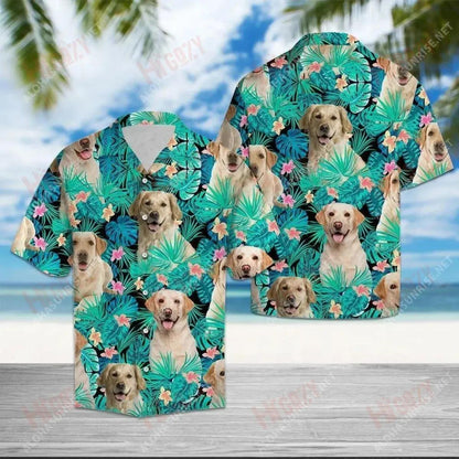 Tropica - Short Sleeve Shirt Vacation Hawaiian T Shirts Custom Hawaiian Shirts Hawaiian Shirts For Men, Hawaiian Shirt Gift, Christmas Gift