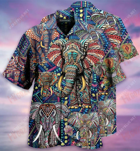 Come To Play Elephant Short Hawaiian Shirt Vacation Aloha Shirt Vintage Hawaiian Shirts Hawaiian Shirts For Women, Hawaiian Shirt Gift, Christmas Gift