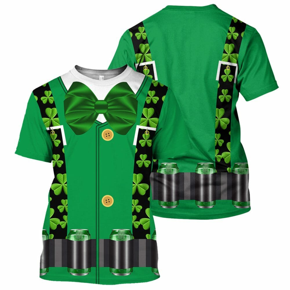 Irish Costume - 3D All Over Printed Shirt Tshirt Hoodie Apparel
