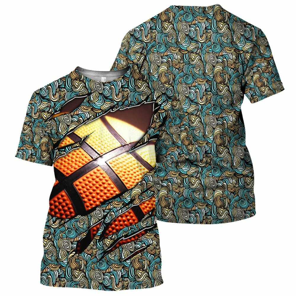 Basketball - 3D All Over Printed Shirt Tshirt Hoodie Apparel