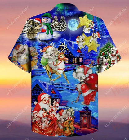All I Want For Christmas Is More Koala Short Hawaiian Shirt Hobbies Short Sleeve Best Hawaiian Shirts Hawaiian Shirt Pattern, Hawaiian Shirt Gift, Christmas Gift