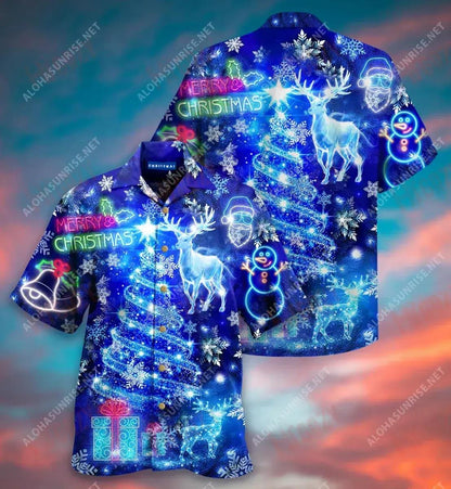 Let'S Get Lit Christmas Unisex Short Hawaiian Shirt Vacation Hawaiian T Shirts Tactical Hawaiian Shirt Hawaiian Shirts For Men, Hawaiian Shirt Gift, Christmas Gift