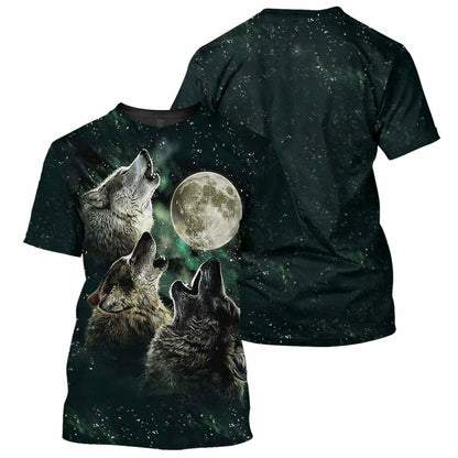 Wolf - 3D All Over Printed Shirt Tshirt Hoodie Apparel