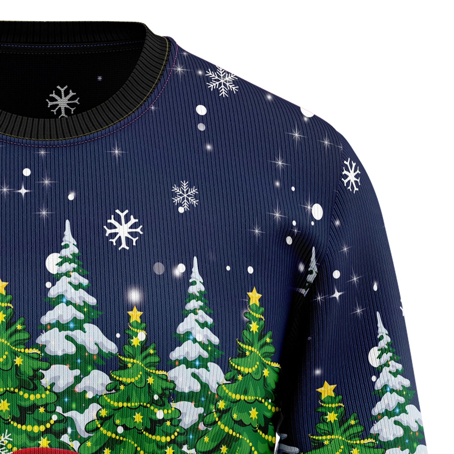 Dreaming Golden Retriever Under Snow Ugly Christmas Sweater,Christmas Ugly Sweater,Christmas Gift,Gift Christmas 2024