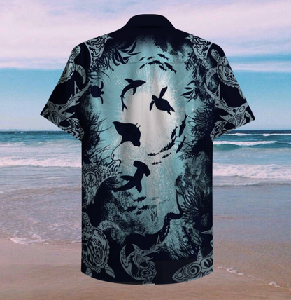 Aquarium Life Hawaiian Shirt – Dnstyles, Hawaiian Shirt Gift, Christmas Gift