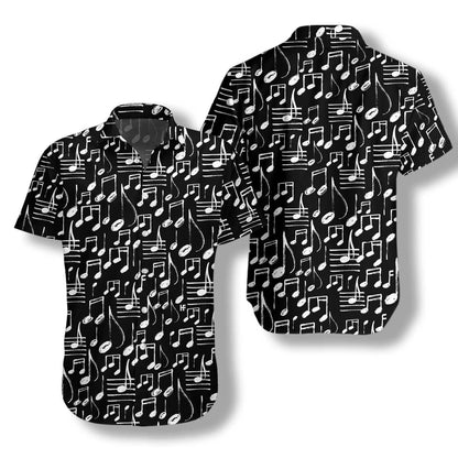 Music Note Music Paradise Design Hawaiian Shirt,Hawaiian Shirt Gift, Christmas Gift