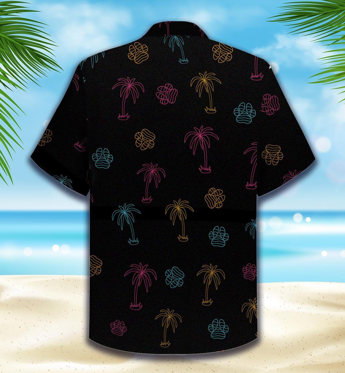 French Bulldog Vintage 80s Summer Pattern Hawaiian Shirt,Hawaiian Shirt Gift, Christmas Gift