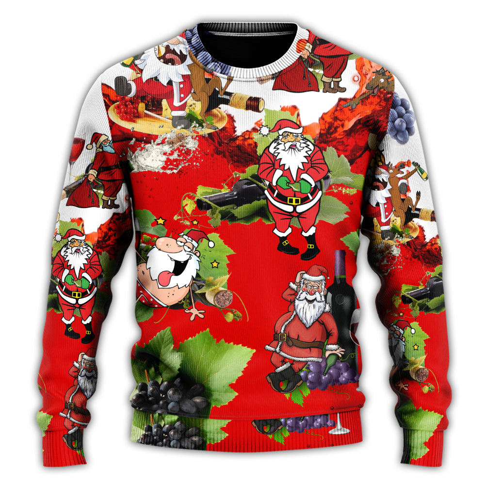 Christmas Santa Get Drunk At Christmas Party Ugly Christmas Sweater, Christmas Gift, Gift Christmas 2024