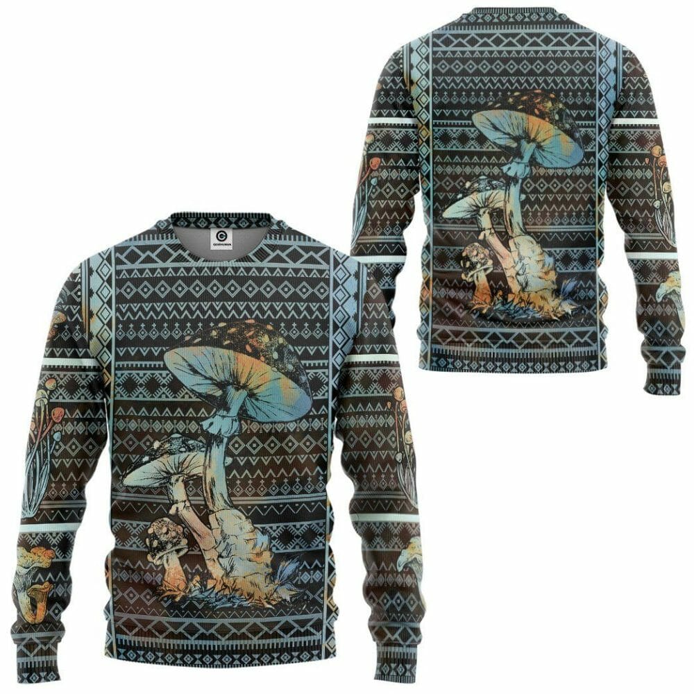 3D Mushroom Custom Tshirt Hoodie Apparel