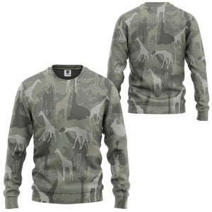 3D Giraffe Camo Custom Tshirt Hoodie Apparel