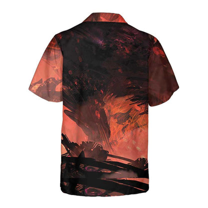 The War Dragon 3D All Over Printed Hawaiian Shirt, Hawaiian Shirt Gift, Christmas Gift