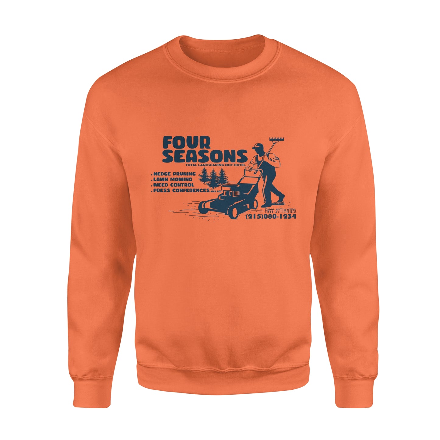 Four Seasons Total Landscaping Not Hotel - Lustiges Sweatshirt, hässlicher Weihnachtspullover für Männer und Frauen