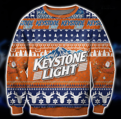 Keystone Light Ugly Sweater Beer Drinking Christmas, Christmas Ugly Sweater, Christmas Gift, Gift Christmas 2024