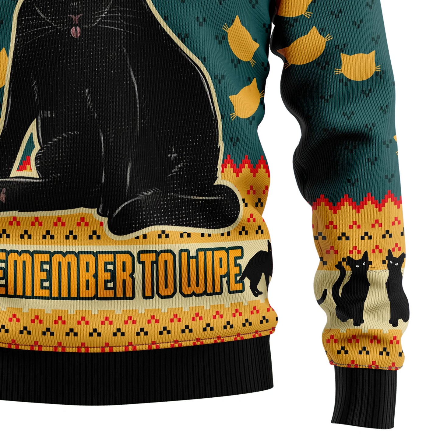 Black Cat Ugly Christmas Sweater , Christmas Ugly Sweater,Christmas Gift,Gift Christmas 2024
