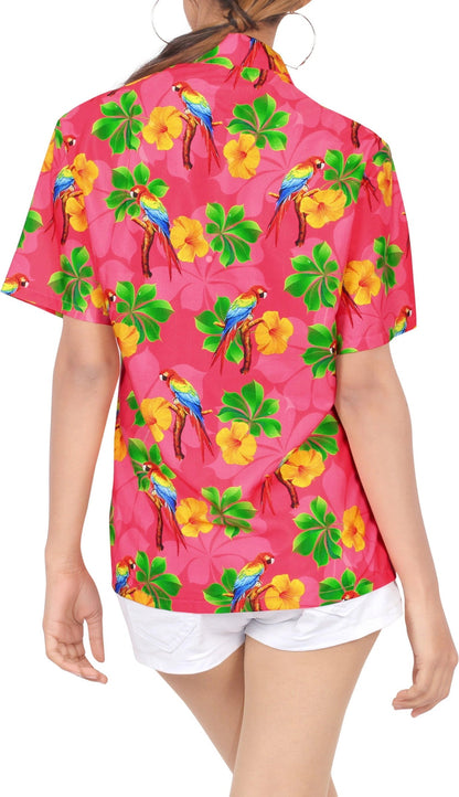 The Blooming And Bird Species Design Hawaiian Shirt,Hawaiian Shirt Gift, Christmas Gift