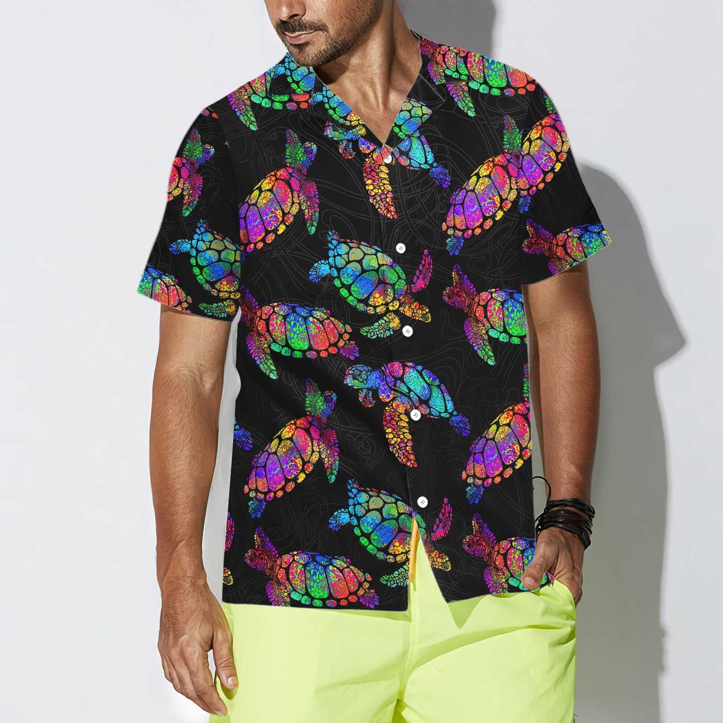 Glorious Boho Style Sea turtle Design Hawaiian Shirt,Hawaiian Shirt Gift, Christmas Gift
