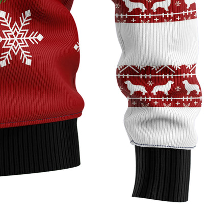 Golden Retriever Wearing Santaâs Hat Ugly Christmas Sweater,Christmas Ugly Sweater,Christmas Gift,Gift Christmas 2024